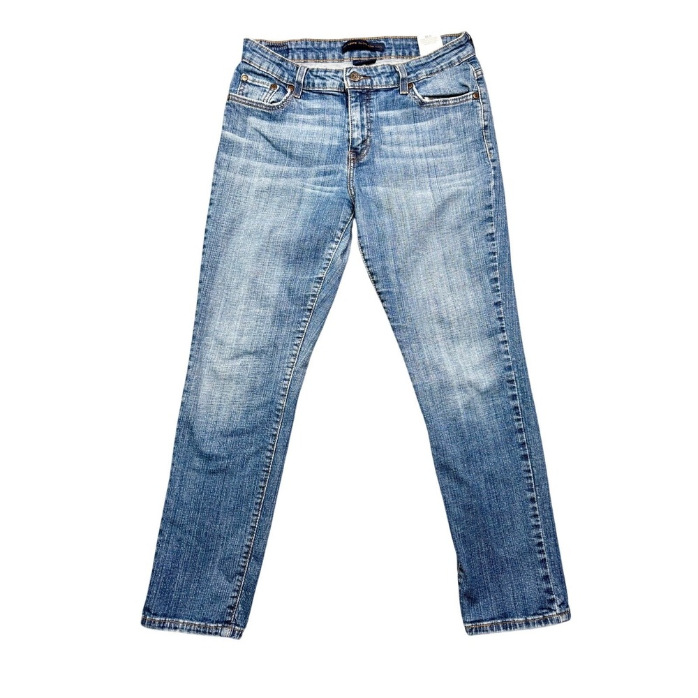 Levi's Mid Rise Skinny Jeans Women's Size 12 Blue Stretch Denim